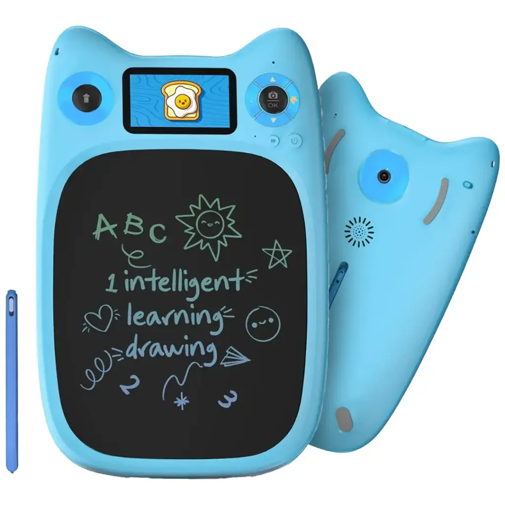 Porodo Kids Drawing & Writing Board with 95 Guided Drawings & 3.0″ IPS Display