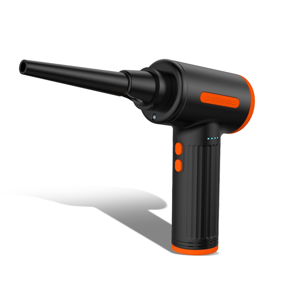 Porodo Triple Speed Portable Air Duster with 4* Nozzles - Black