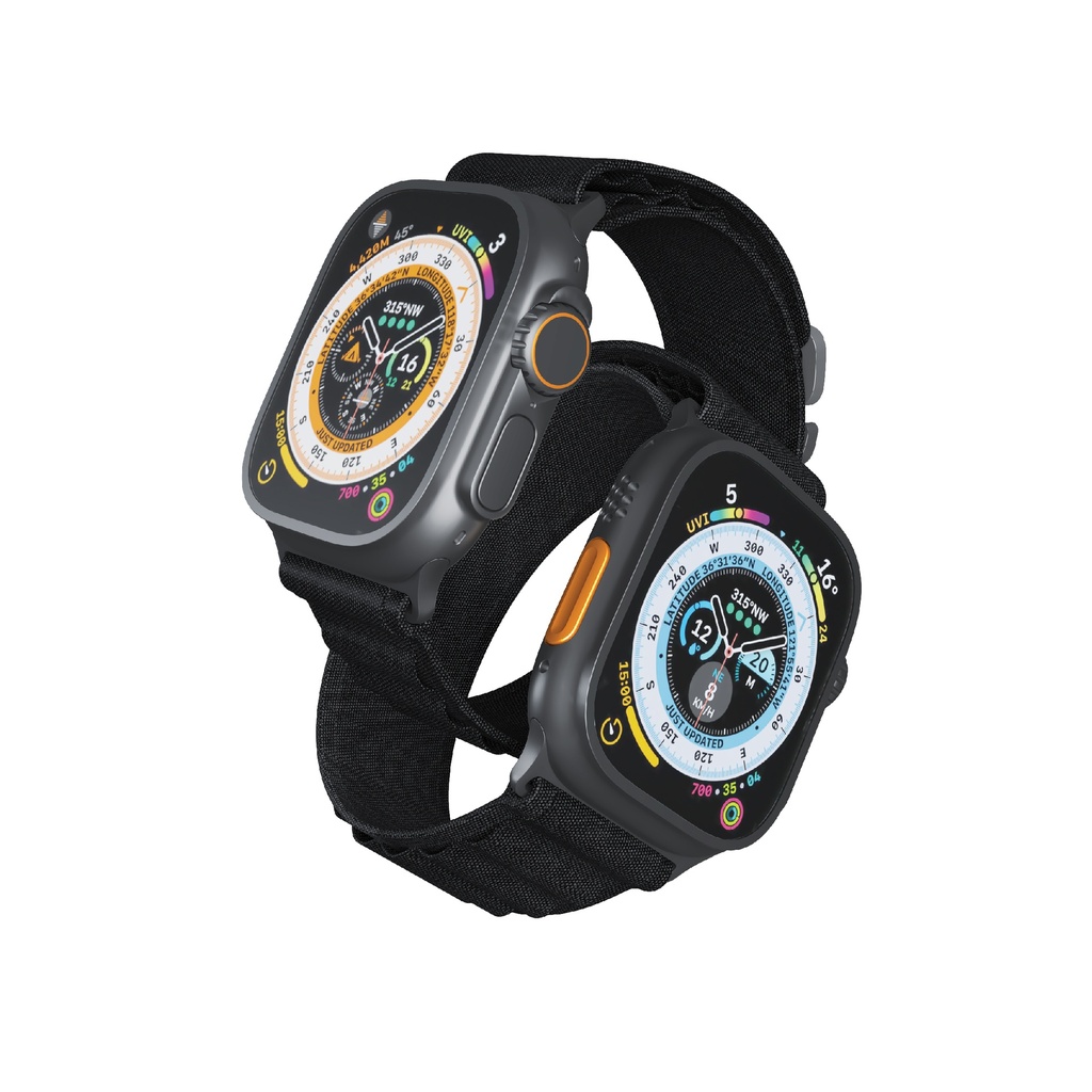 Porodo Ultra Titanium Smart Watch 2.1" Wide Screen