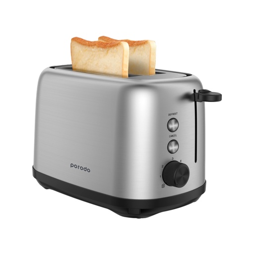 Porodo LifeStyle Golden Brown Toaster with Defrost Function 750W