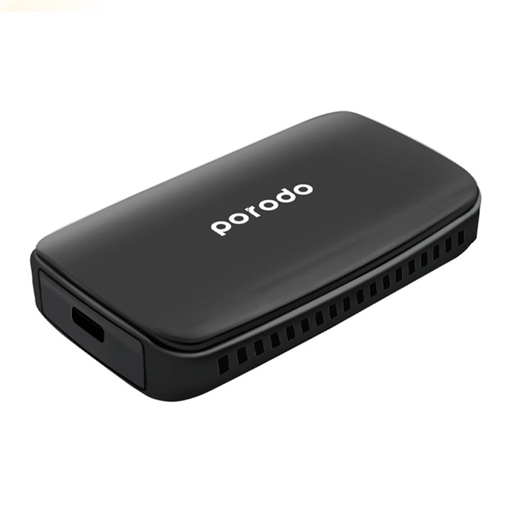 Porodo Universal Wireless CarPlay & Android Auto Smart Box with Media