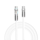 Porodo Single Head Rotating Cable PD100W, Type-C to Type-C 100W: 1M