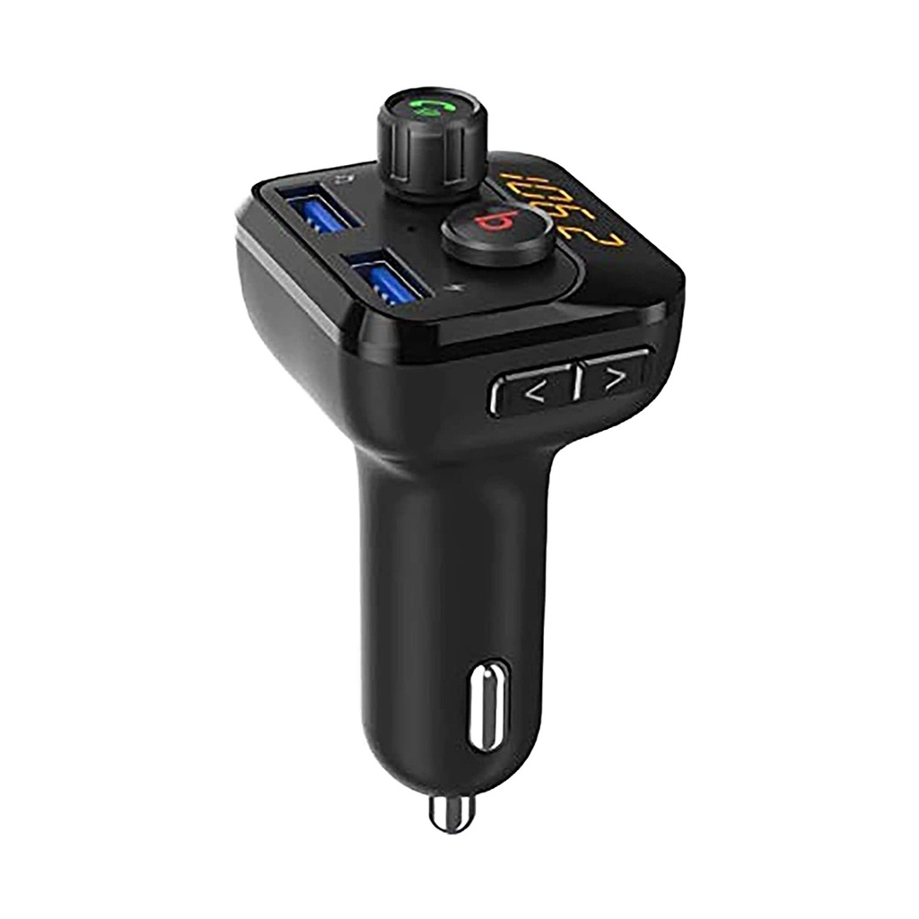 Porodo Wireless FM Transmitter Car Charger 3.4A with Bass Boost
