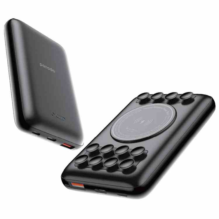 Porodo 10000mAh Suction Power Bank With Type-C PD Input & Output
