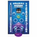 Porodo Kids Educational Interactive Smart Prayer Mat 110 x 70cm - Blue