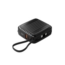 Porodo Magsafe Power Bank 10000mAh PD 20W Wireless 15W with Built-In Type-C & Lightning Cable