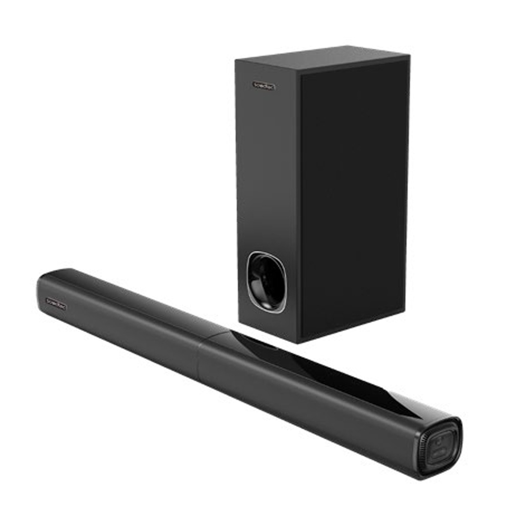 Porodo Soundtec 2.1CH Bluetooth Soundbar System 100W - Black	