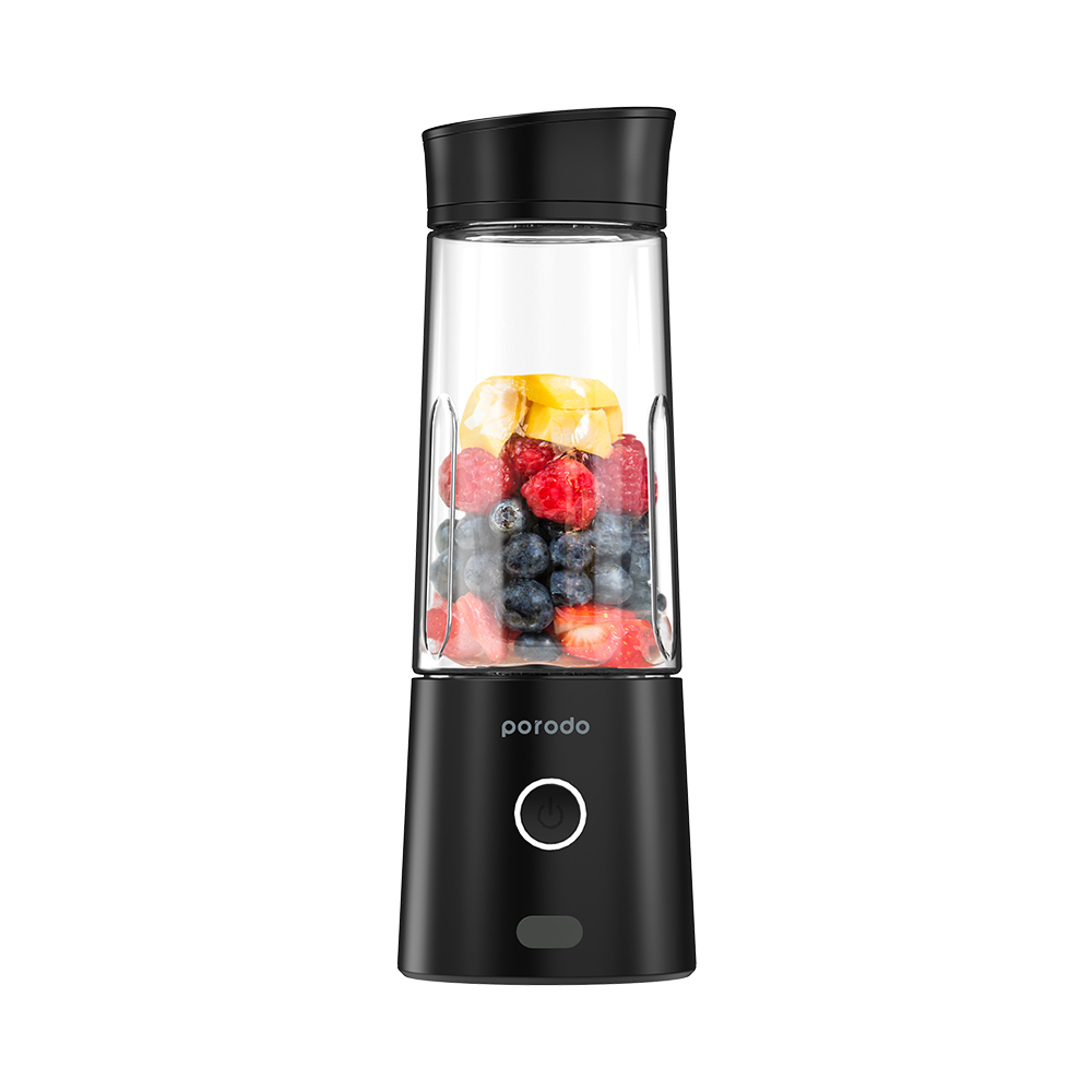 Porodo Portable Blender, Powerful Juicer With 6 Blades 400ml