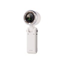 Porodo LifeStyle 3 in 1 Multi-Functional 180° Foldable Handheld Turbo Fan - White