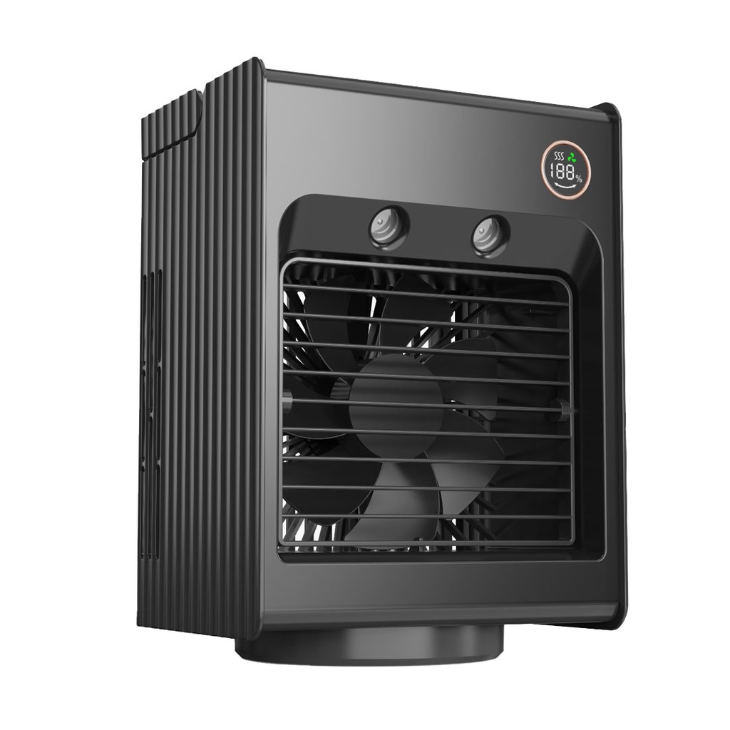 Porodo Lifestyle Air & Mist Portable Cooling Fan With Night Light