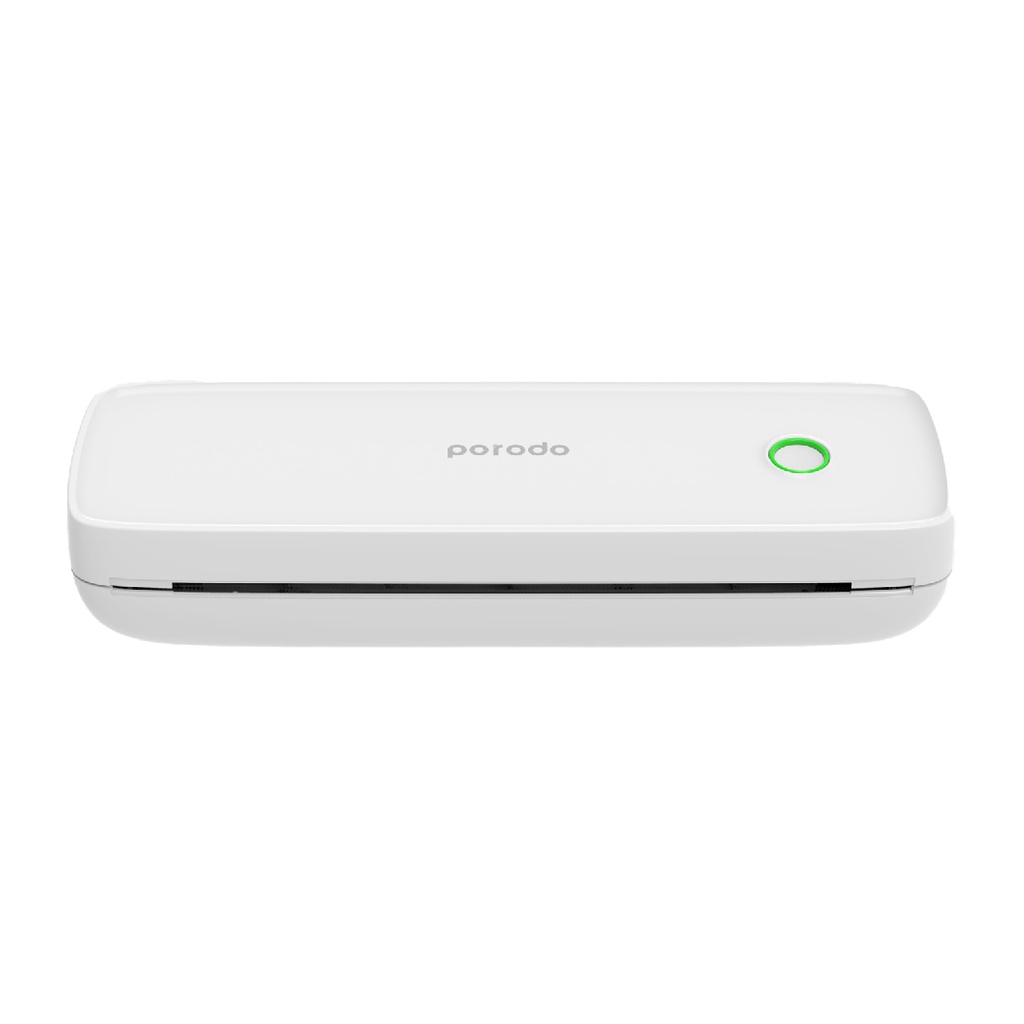 Porodo Lifestyle Smart Portable Thermal Printer - White