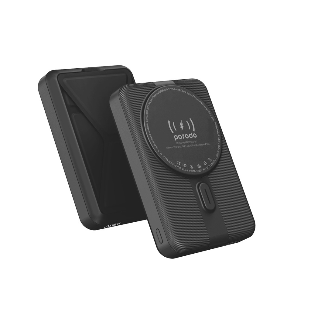 Porodo 10000mAh Digital MagSafe Power & Stand 