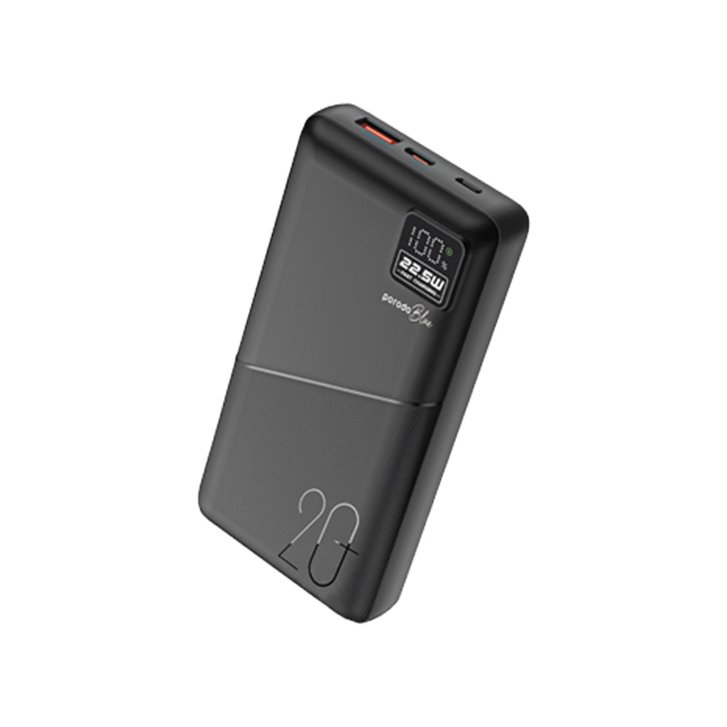 بورودو بلو باور بانك سريع الشحن بسعة ٢٠٠٠٠ ملي أمبير مع مخرجي USB-A و USB-C