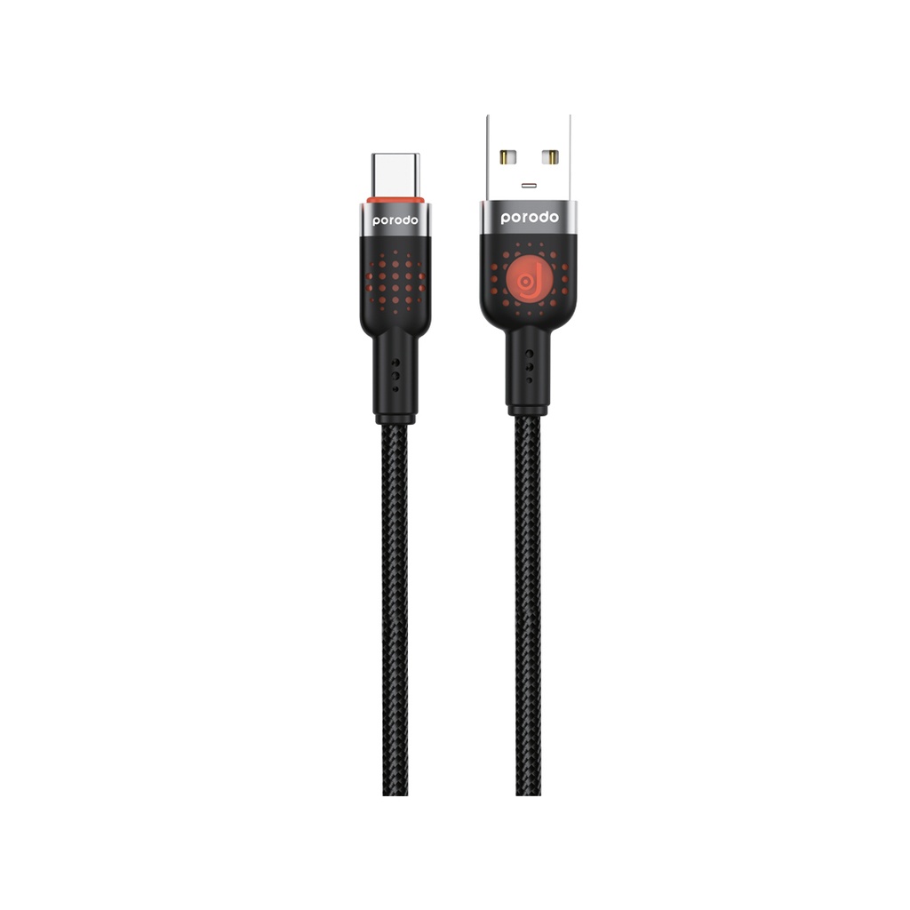 Porodo Braided Cable USB-A to USB-C 