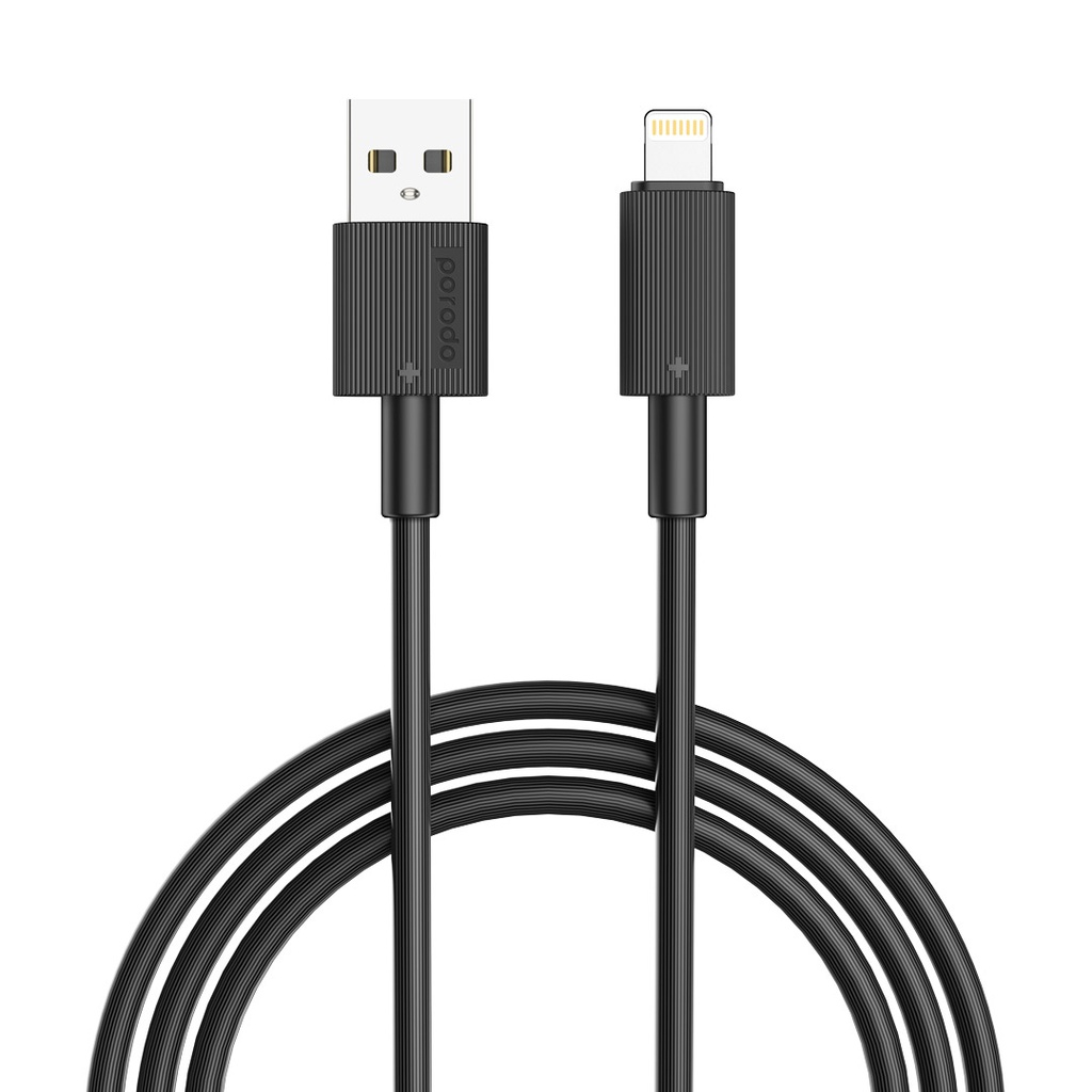 Porodo USB-A to Lightning Durable Charging Cable 