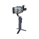 Porodo 3-Axis Ai Tracker & Light Gimbal Stabilizer - Black