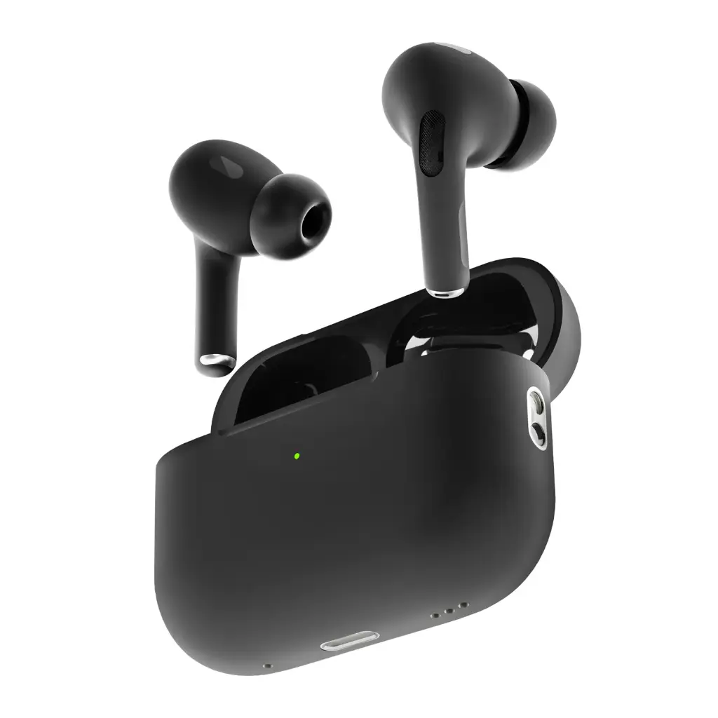 Porodo Blue Deep Bass Wireless Earbuds Pro 2 with Swipe Volume