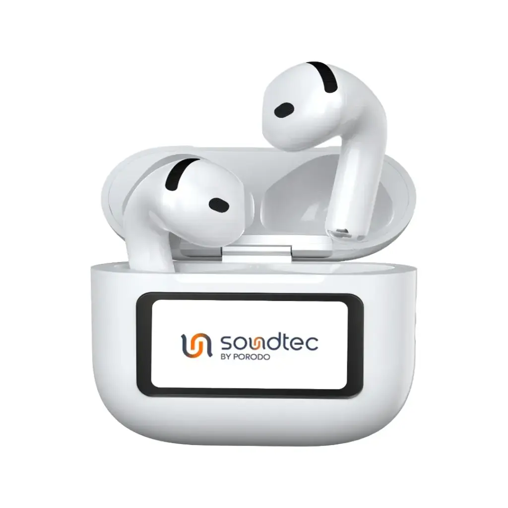 Porodo Soundtec Glimpse ANC - White