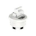 Porodo Lifestyle Spill-Proof Dual Mode Mixer - White/Silver