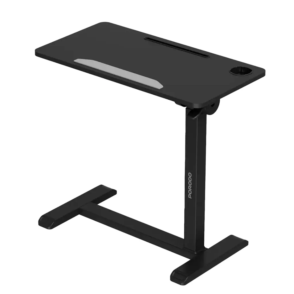 Porodo Lifestyle Bedside & Standing Tablet | Laptop Desk - Black