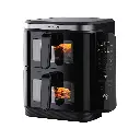 Porodo Lifestyle Double Stack Air Fryer with 12 Presets - Black