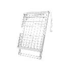 Porodo Lifestyle Electric Heated Indoor Clothes Dryer - Silver