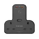 Porodo Multi-Port Wall Socket - Black