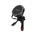 Porodo HS14 MagSafe Charger Retractable Type-C - Black