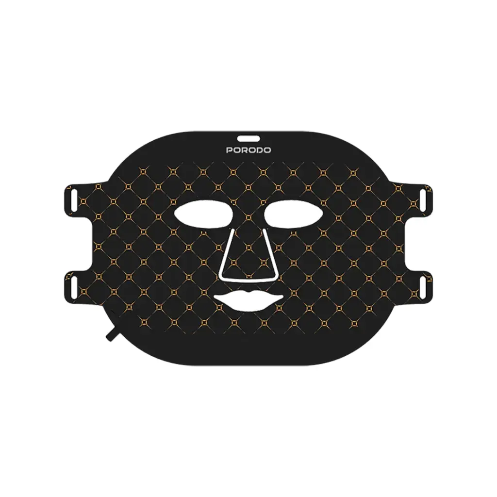 Porodo Lifestyle Red Light Therapy Face Mask - Black