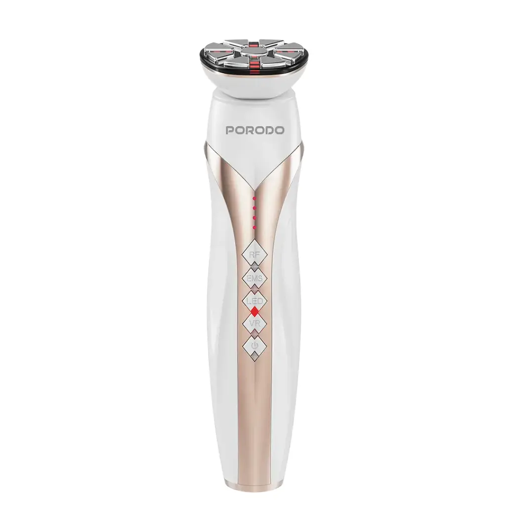 Porodo Lifestyle RF & EMS Vibration Light Therapy Device - White