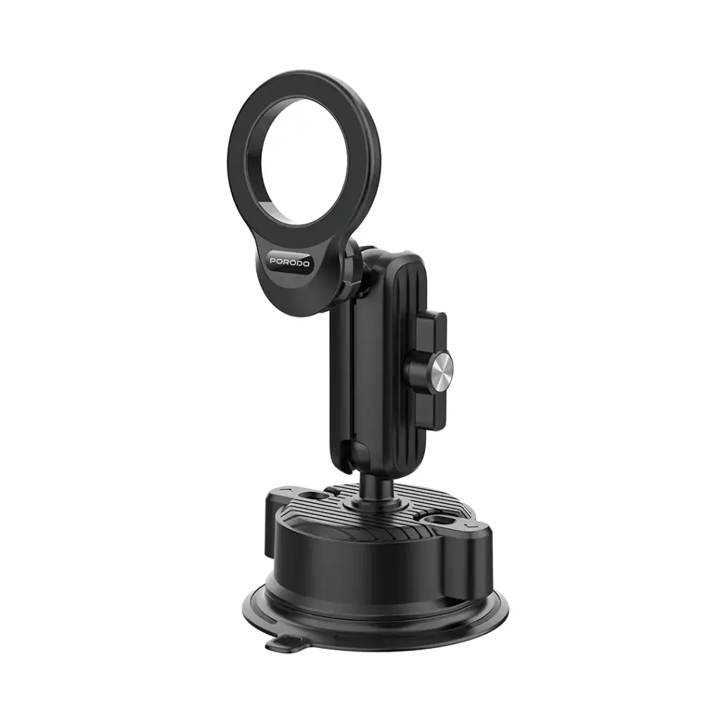 Porodo Magsafe Magnetic Dash & Windshield Mount - Black