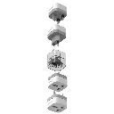 Porodo 150+ Countries Universal AC Adapters - White