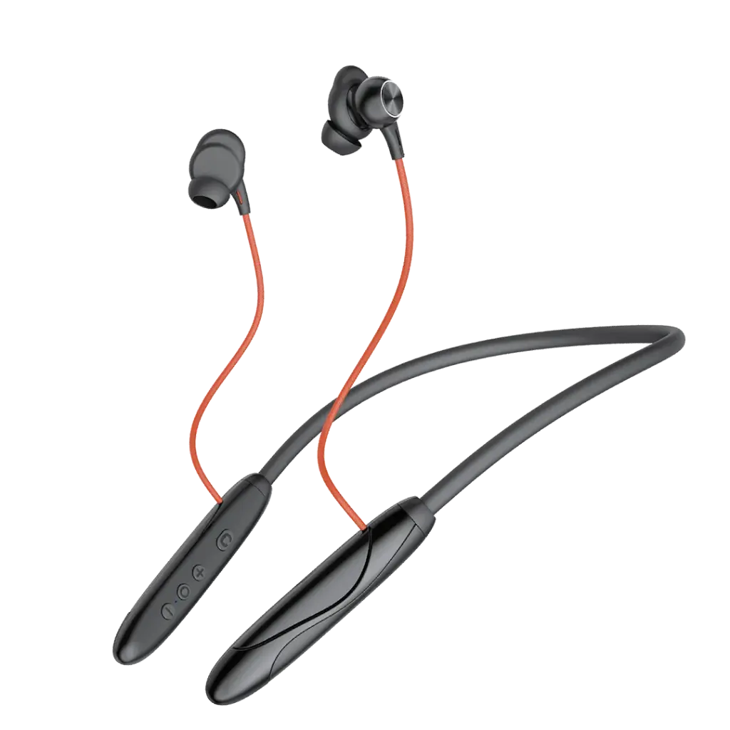 Porodo Soundtec Echo Flex Magnetic Buds Hall-Switch Technology - Black