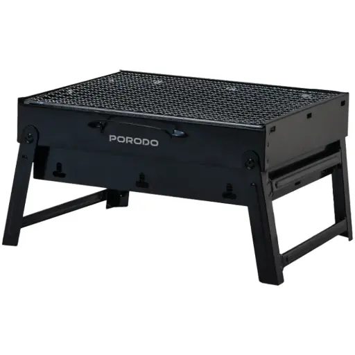[PDLFSTMCSBK] شواية باربكيو قابلة للطي المحمولة من بورودو لايفستايل - أسود