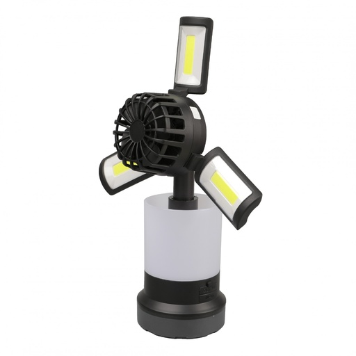 [PD-LS3N1LFLF] Lifestyle By Porodo 3 in 1 Ambient Light/Lamp/ Cooling Fan With 4 Light Modes