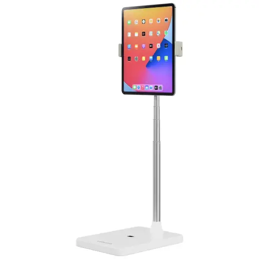 [PDFSX10WH] Porodo 360° Multifunctional Phone & Tablet Holder with Extebdable Pole - White