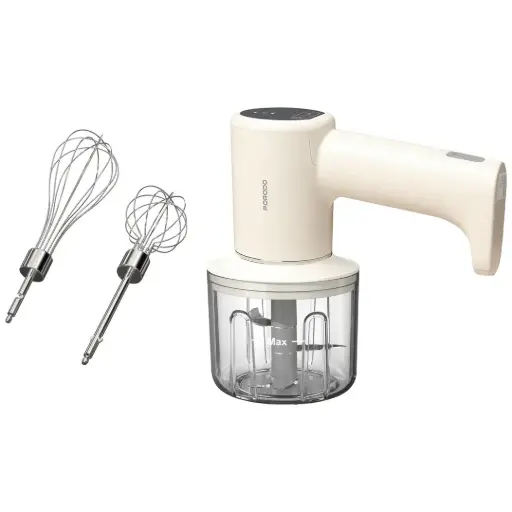 [PDLFSTBP70BG] خلاط يدوي Porodo Lifestyle Multi-Function القابل لإعادة الشحن - بيج