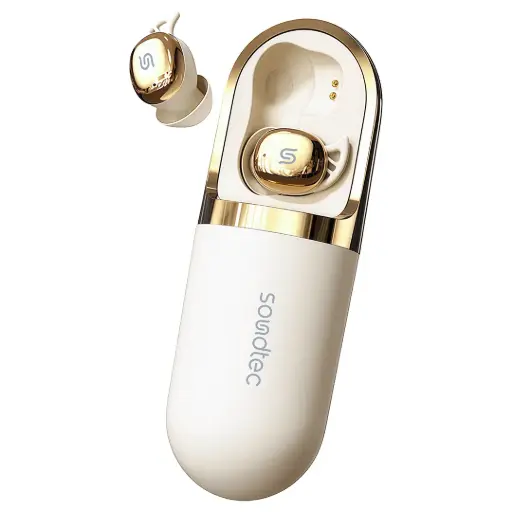 [PDS13BG] سماعات Porodo Soundtec Dream TWS مع وظيفة المساج - بْيَج