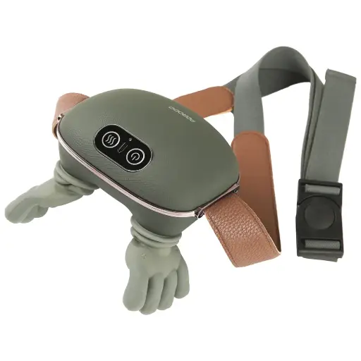 [PDLFSTZ012GN] Porodo Lifestyle RelaxRobo Portable Heating Neck Massager - Green