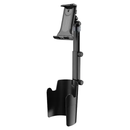 [PBLE01BK] حامل هاتف سيارة Porodo Blue Cradle مع ذراع قابل للتعديل - أسود