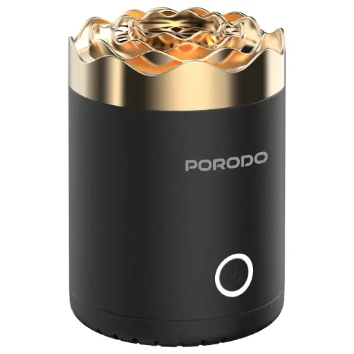 [PDBIBGDBK] Porodo Lifestyle Rose Mini Incense Burner - Black