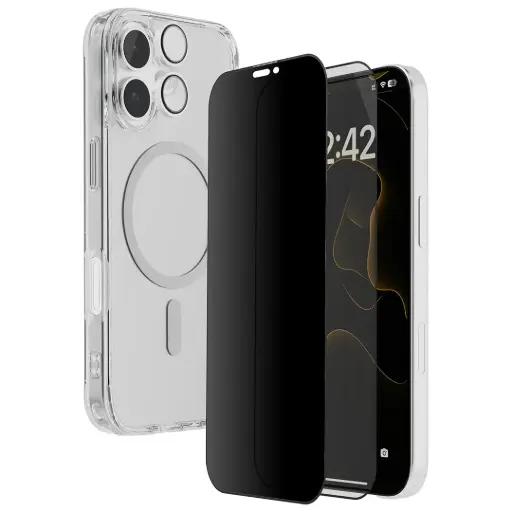 سلسلة Porodo 360° Shield لـ iPhone 17 Series - شفاف