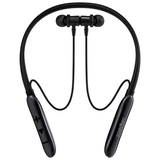 Porodo Soundtec Auraband Neckband ENC Earphones with 13mm Powerful Driver