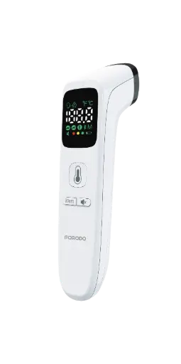 [PDFCIR202WH] Porodo  LiveOn - MULTI-MODE THERMOMETER LED Display - White