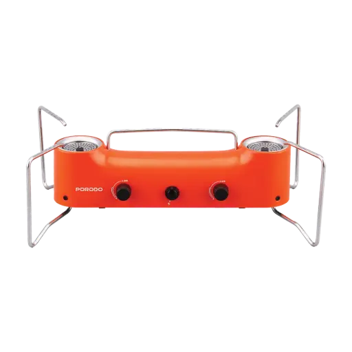 [PDLFSTJY02OR] Porodo Lifestyle Dual Burner Camping gas Stove - Orange