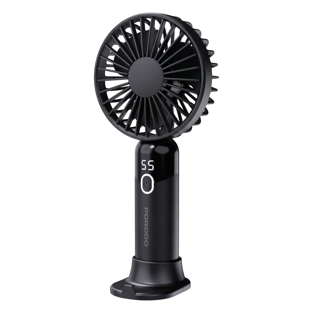 Porodo Lifestyle Chillo Air Portable Handheld Fan with LED Display