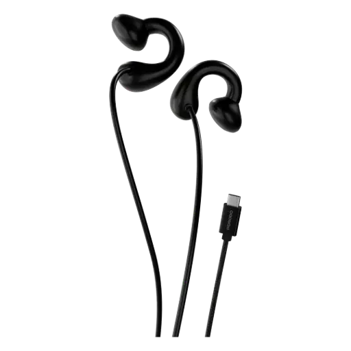 سماعات أذن Porodo Voxes المشبكية السلكية بمنفذ USB-C