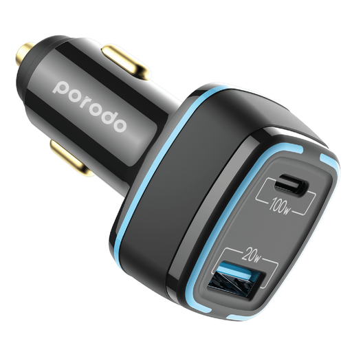 [PD-CCPD-BK] 120W Dual Output Quick Charge Car Charger