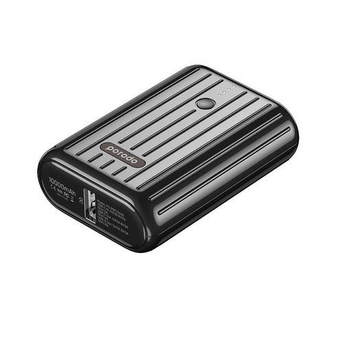 [PD-PBFCH001-BK] Porodo Power Bank 10000mAh QC 3.0 with PD 20W - Black