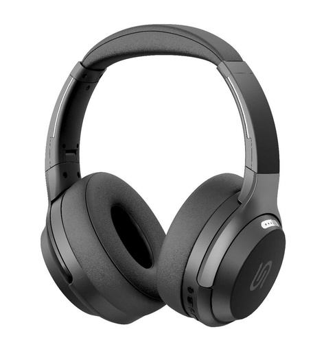 [PD-STWLEP012-BK] Porodo Soundtec Hush Wireless Over-Ear ANC Headphone - Black